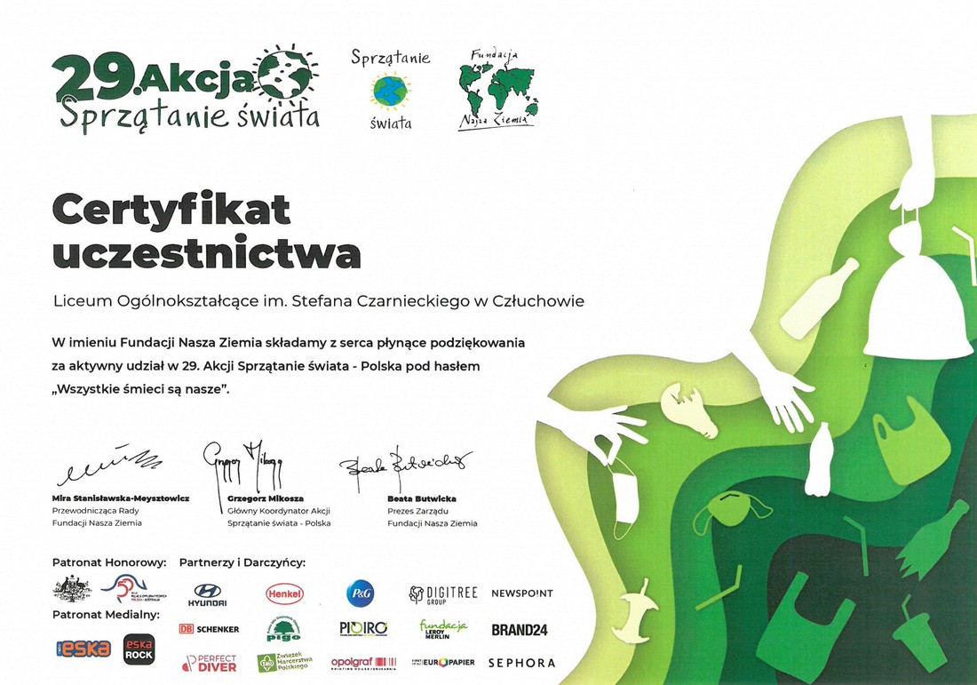 sprzatanie swiata