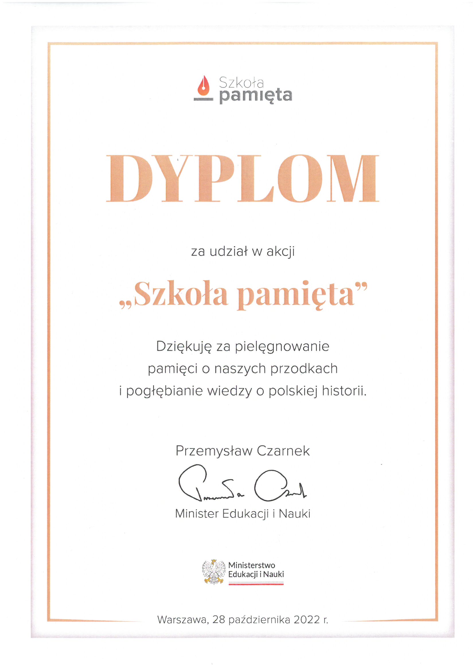 Szkoła pamięta