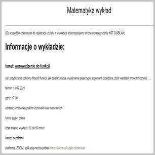 Wykład